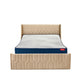 Wave Plus Adjustable Bed with Tranquil Walnut Shell Upholstered Bed and Livein Orthopedic Mattress