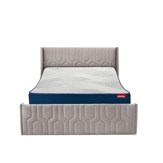 Wave Plus Adjustable Bed with Tranquil Lime Shell Upholstered Bed and Livein Orthopedic Mattress