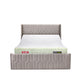 Wave Plus Adjustable Bed with Tranquil Lime Shell Upholstered Bed and SuperGrid Mattress