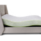 Wave Plus Adjustable Bed with Tranquil Lime Shell Upholstered Bed and SuperGrid Mattress