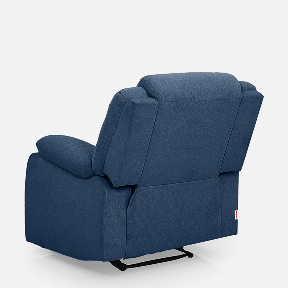 Navy blue recliner hot sale