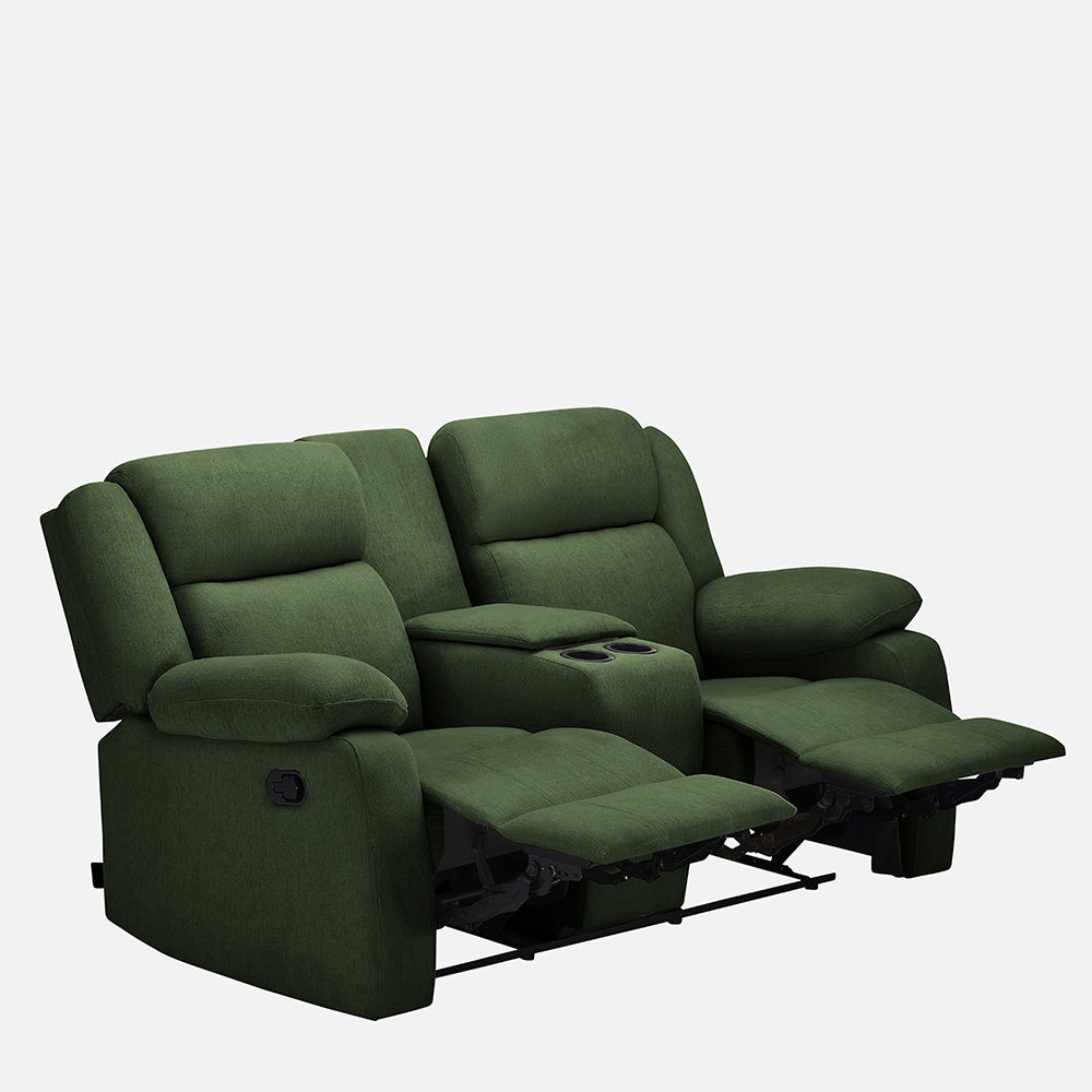 Avalon Twin Sap Green Fabric Recliner 2 Seater March 02 2024