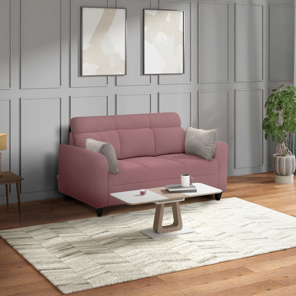 Pink 2 seater 2024 sofa bed